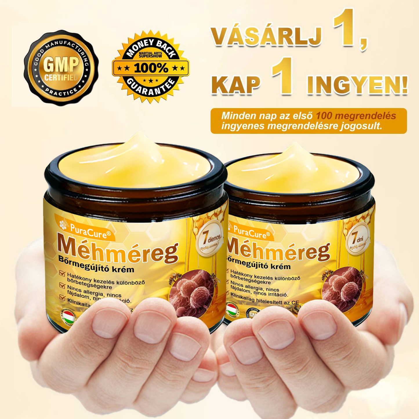 ✨ 𝐏𝐮𝐫𝐚𝐂𝐮𝐫𝐞® 𝐌é𝐡𝐦é𝐫𝐞𝐠 𝐁ő𝐫 𝐇𝐞𝐥𝐲𝐫𝐞á𝐥𝐥í𝐭ó 𝐊𝐫é𝐦 (👨⚕𝐂𝐄 𝐓𝐚𝐧ú𝐬í𝐭𝐯á𝐧𝐲)👍✅