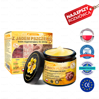 PL✨Leurea® Jad Pszczeli Regeneracja Skóry Krem🔥 Naturalna regeneracja skóry, wygładzenie zmarszczek i promienna cera-50 ml