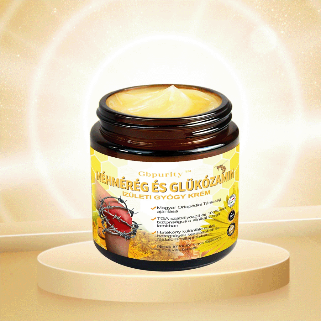 【𝐇𝐢𝐯𝐚𝐭𝐚𝐥𝐨𝐬 𝐌á𝐫𝐤𝐚𝐛𝐨𝐥𝐭】Gbpurity™ Méhmérég És Glükózamin Ízületi Gyógy Krém (Új-Zélandi méhészeti kivonat – ortopédiai problémák és ízületi fájdalmak kezelésére.)