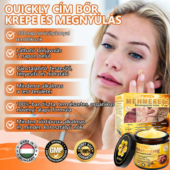 🐝🌸 Bőrgyógyász ajánlása ✨ ZödVita® Méhméreg Bőr Helyreállító Krém 🔥 Magyar fejlesztés, magyarországi gyártás és szállítás