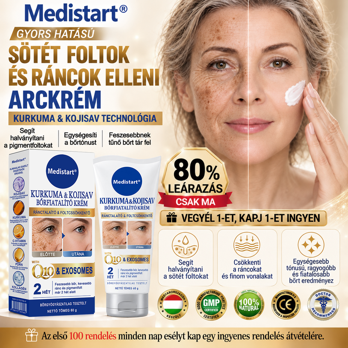 𝐌𝐞𝐝𝐢𝐬𝐭𝐚𝐫𝐭® 𝐊𝐮𝐫𝐤𝐮𝐦𝐚 × 𝐊𝐨𝐣𝐢𝐧𝐬𝐚𝐯 𝐄́𝐣𝐬𝐳𝐚𝐤𝐚𝐢 Bőrfiatalító 𝐊𝐫𝐞́𝐦— 𝐇𝐚𝐥𝐯𝐚́𝐧𝐲𝐢́𝐭𝐬𝐝 𝐚 𝐦𝐚𝐤𝐚𝐜𝐬 𝐬𝐨̈𝐭𝐞́𝐭 𝐟𝐨𝐥𝐭𝐨𝐤𝐚𝐭 𝐞́𝐬 𝐬𝐢𝐦𝐢́𝐭𝐬𝐝 𝐤𝐢 𝐚 𝐥𝐚́𝐭𝐡𝐚𝐭𝐨́ 𝐫𝐚́𝐧𝐜𝐨𝐤𝐚𝐭 𝐚𝐥𝐯𝐚́𝐬 𝐤𝐨̈𝐳𝐛𝐞𝐧 🌙 ✅ 𝐄́𝐣𝐬𝐳𝐚𝐤𝐚́𝐧𝐤𝐞́𝐧𝐭 𝐞𝐠𝐲 𝐥𝐞́𝐩𝐞́𝐬 · 𝐋𝐚́𝐭𝐡𝐚𝐭𝐨́ 𝐯𝐚́𝐥𝐭𝐨𝐳𝐚́𝐬 𝟕 𝐞́𝐣𝐬𝐳𝐚𝐤𝐚 𝐚𝐥𝐚𝐭𝐭
