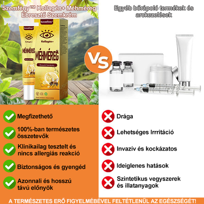 ✨💛✨SzemFény™ Kollagén+ Méhméreg Ébresztő Szemkrém - CE minősítést szerzett - Minden bőrtípusra alkalmazható