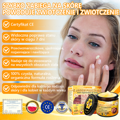 PL✨Leurea® Jad Pszczeli Regeneracja Skóry Krem🔥 Naturalna regeneracja skóry, wygładzenie zmarszczek i promienna cera-50 ml