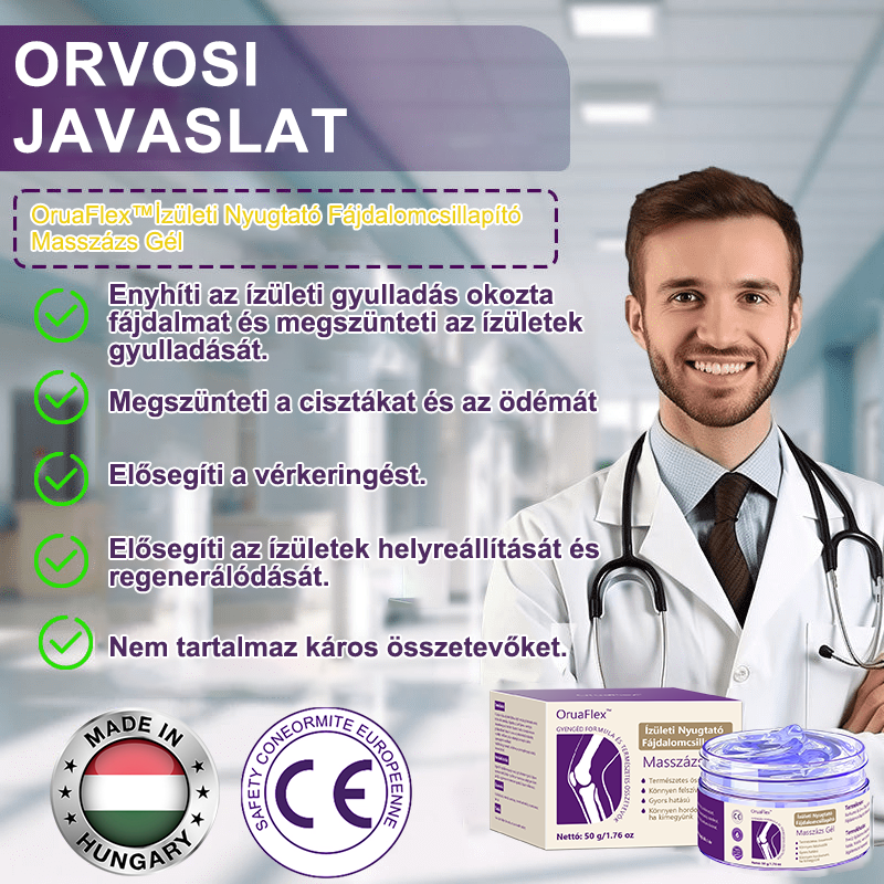 🛡️𝐎𝐫𝐮𝐚𝐅𝐥𝐞𝐱™ Kurkuma & Emu Olaj Ízületi Fájdalomcsillapító Masszázs Gél👨‍⚕️Az Ortopédiai Társaság (𝐌𝐎𝐓) által jóváhagyva