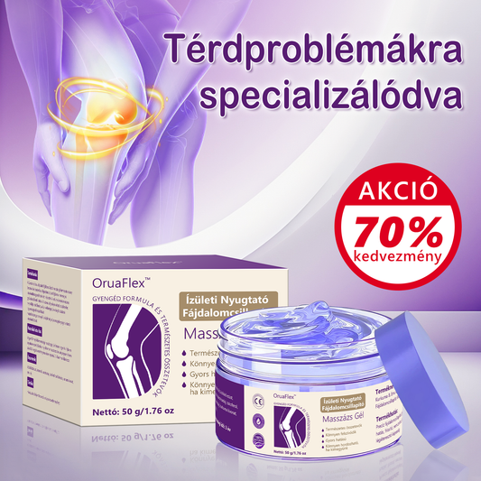 OruaFlex™ Kurkuma & Emu Olaj Ízületi Fájdalomcsillapító Masszázs Gél👨‍⚕️Az Ortopédiai Társaság (MOT) által jóváhagyva