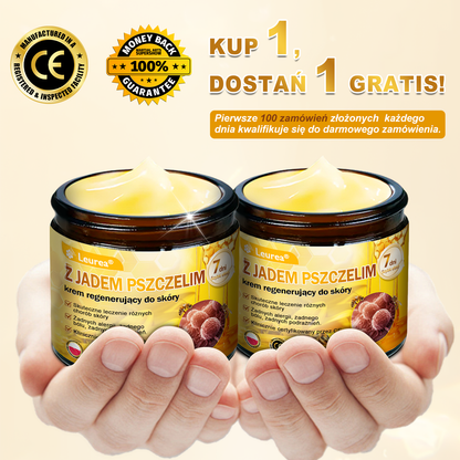 PL✨Leurea® Jad Pszczeli Regeneracja Skóry Krem🔥 Naturalna regeneracja skóry, wygładzenie zmarszczek i promienna cera-50 ml