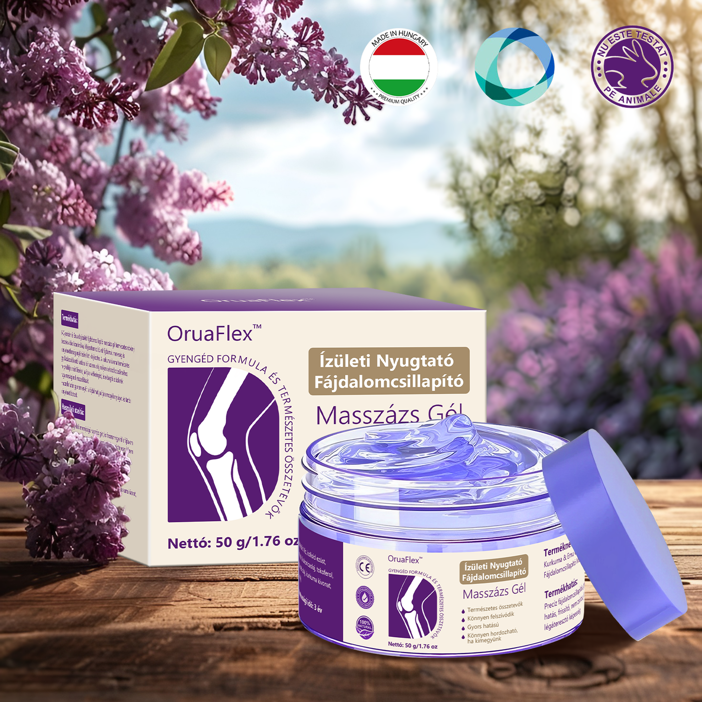 🛡️𝐎𝐫𝐮𝐚𝐅𝐥𝐞𝐱™ Kurkuma & Emu Olaj Ízületi Fájdalomcsillapító Masszázs Gél👨‍⚕️Az Ortopédiai Társaság (𝐌𝐎𝐓) által jóváhagyva