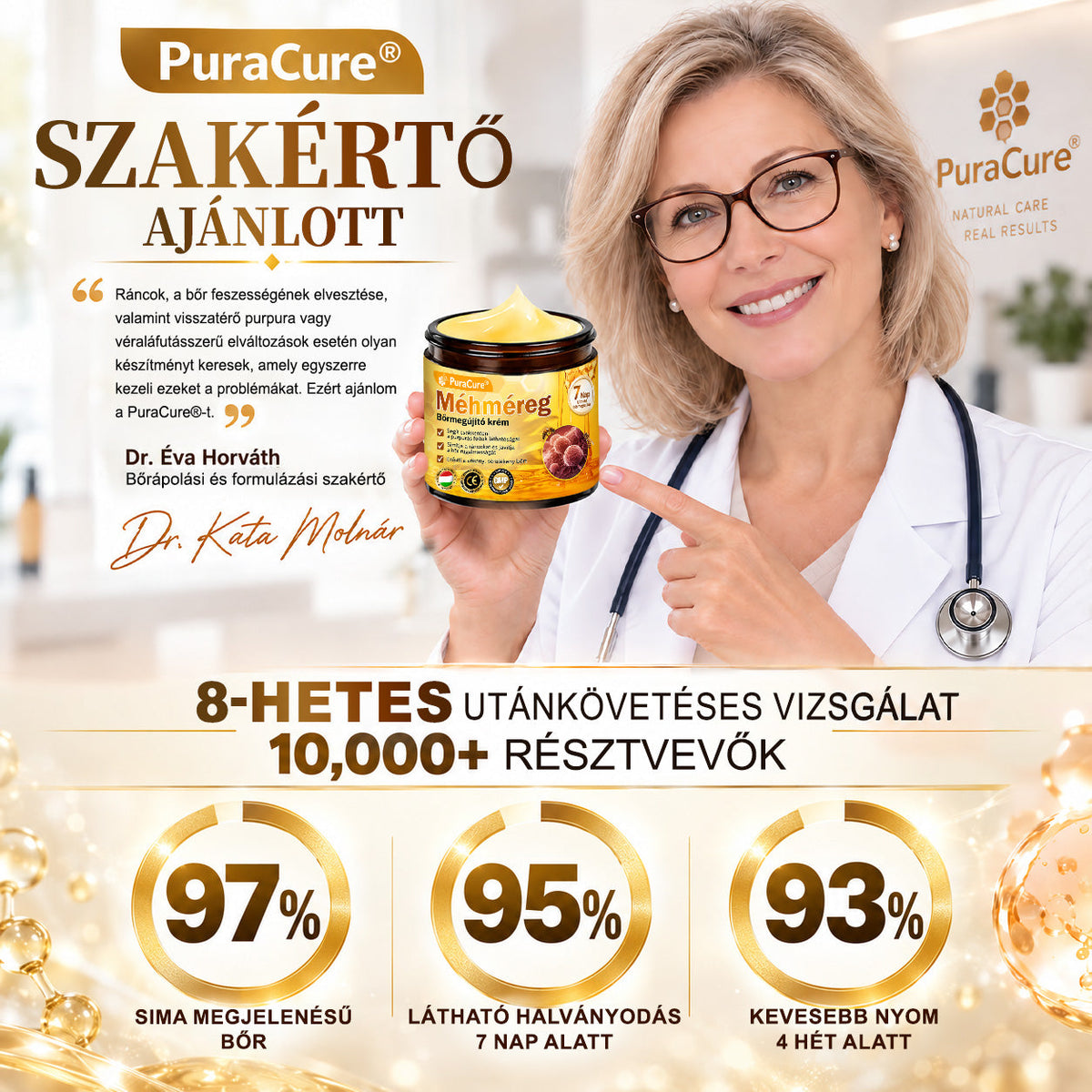 🍂 PuraCure® MÉHMÉREG Bőrmegújító krém (👨‍⚕‍CE Tanúsítvány)👍✅
