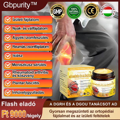 【Hivatalos Márkabolt】Gbpurity™ Méhmérég És Glükózamin Ízületi Gyógy Krém🛡️ortopédiai problémák és ízületi fájdalmak kezelésére
