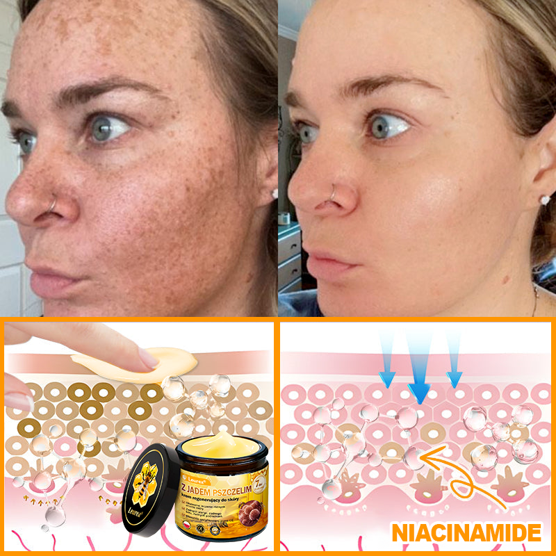 PL✨Leurea® Jad Pszczeli Regeneracja Skóry Krem🔥 Naturalna regeneracja skóry, wygładzenie zmarszczek i promienna cera-50 ml