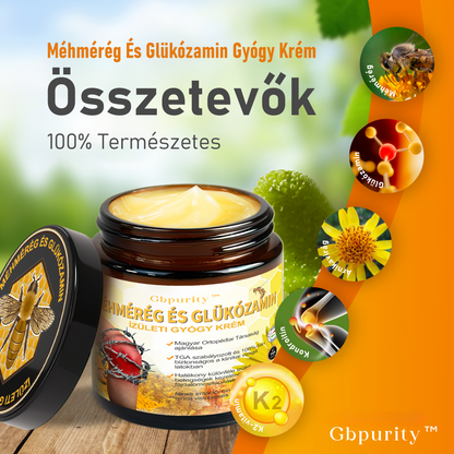 【Hivatalos Márkabolt】Gbpurity™ Méhmérég És Glükózamin Ízületi Gyógy Krém🛡️ortopédiai problémák és ízületi fájdalmak kezelésére