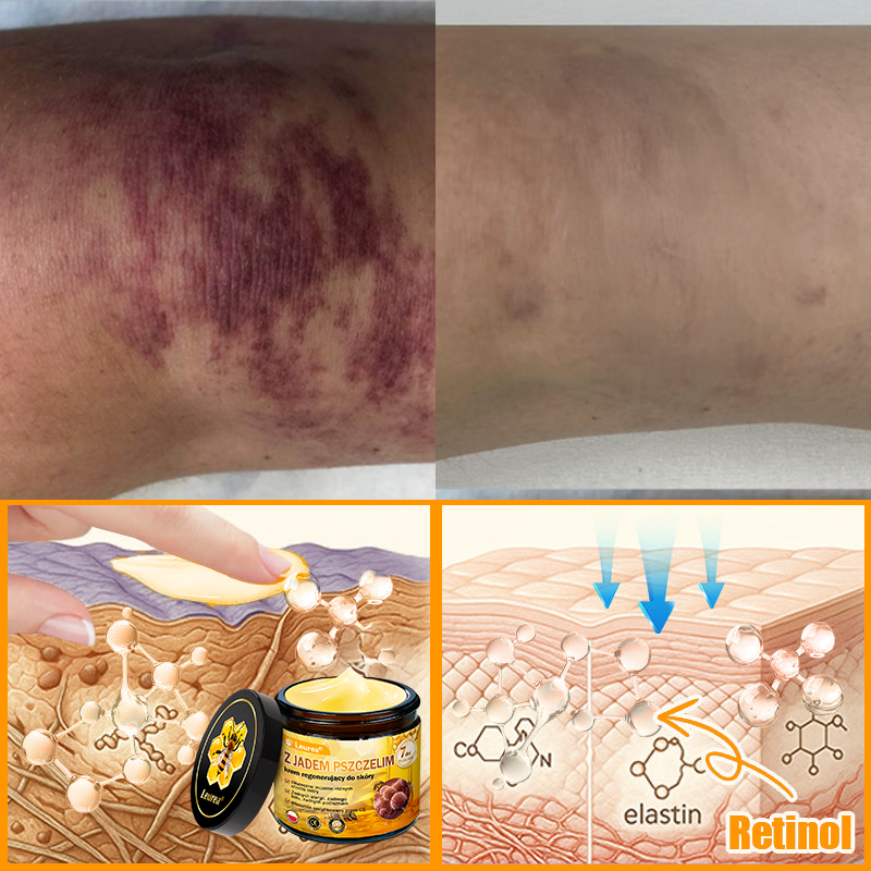 PL✨Leurea® Jad Pszczeli Regeneracja Skóry Krem🔥 Naturalna regeneracja skóry, wygładzenie zmarszczek i promienna cera-50 ml