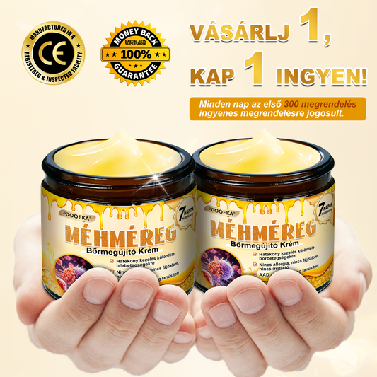 ✨OGYÉI által jóváhagyva: DOOEKA® Méhméreg Bőrmegújító Krém — 🔥Korlátozott ideig 70% kedvezmény🔥