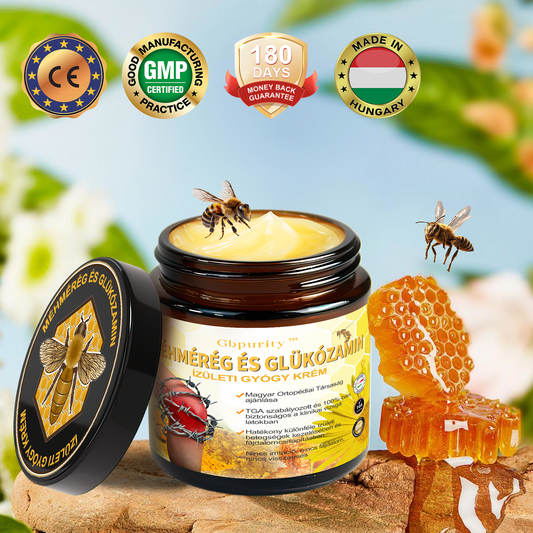 「Hivatalos Márkabolt」Gbpurity™ Méhmérég És Glükózamin Ízületi Gyógy Krém — A Magyar Ortopéd Társaság (MOT) Által Jóváhagyva
