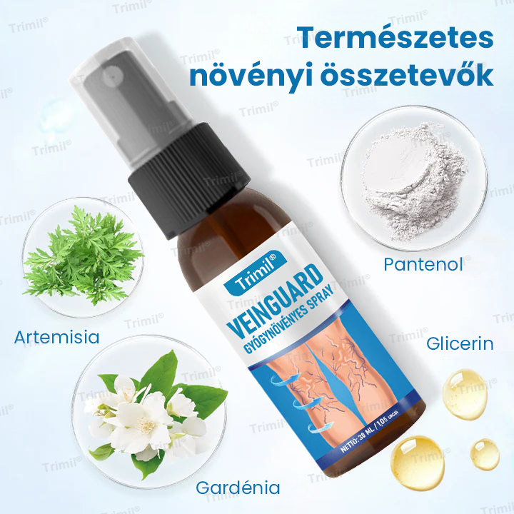 Trimil® VeinGuard Gyógynövényes Spray — 🏆 Klinikailag bizonyított, hogy mindössze 7 nap alatt megszünteti a visszereket!