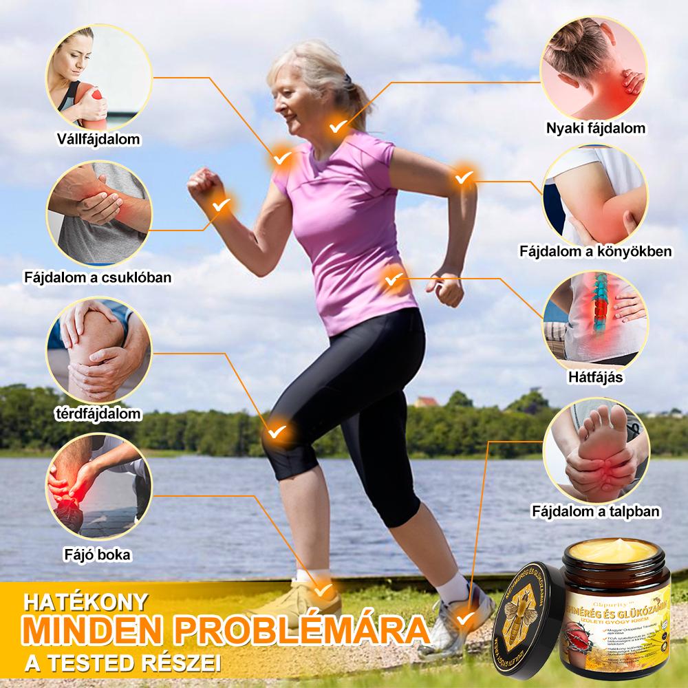 1️⃣ Gbpurity™ Méhmérég És Glükózamin Ízületi Gyógy Krém|TARTALMAZ MÉHMÉREG PEPTIDET, GLÜKÓZAMINT ÉS ARNIKÁT