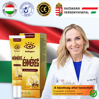 ✨💛✨SzemFény™ Kollagén+ Méhméreg Ébresztő Szemkrém - CE minősítést szerzett - Minden bőrtípusra alkalmazható